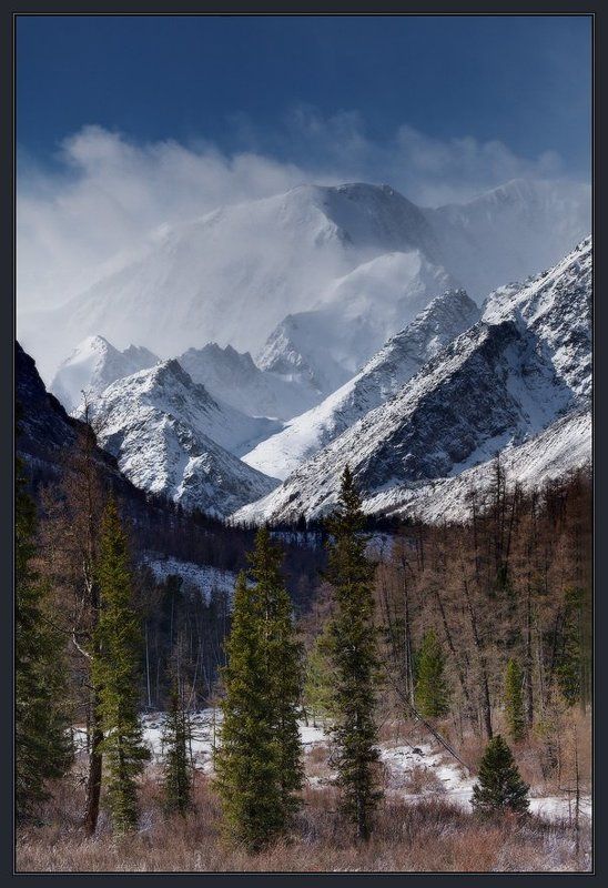 алтай, машей, весна, май, горы, снег, река, ярославский, виталий Весенний Машей фото превью