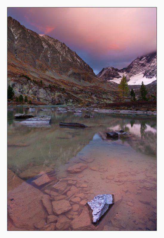 алтай, куйгук ВЕЧЕР В РОЗОВЫХ ТОНАХphoto preview