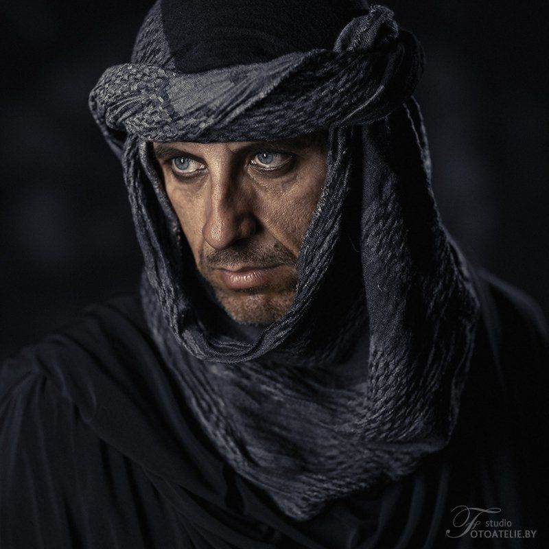 portrait, touareg, blue, men, портрет Туарегphoto preview