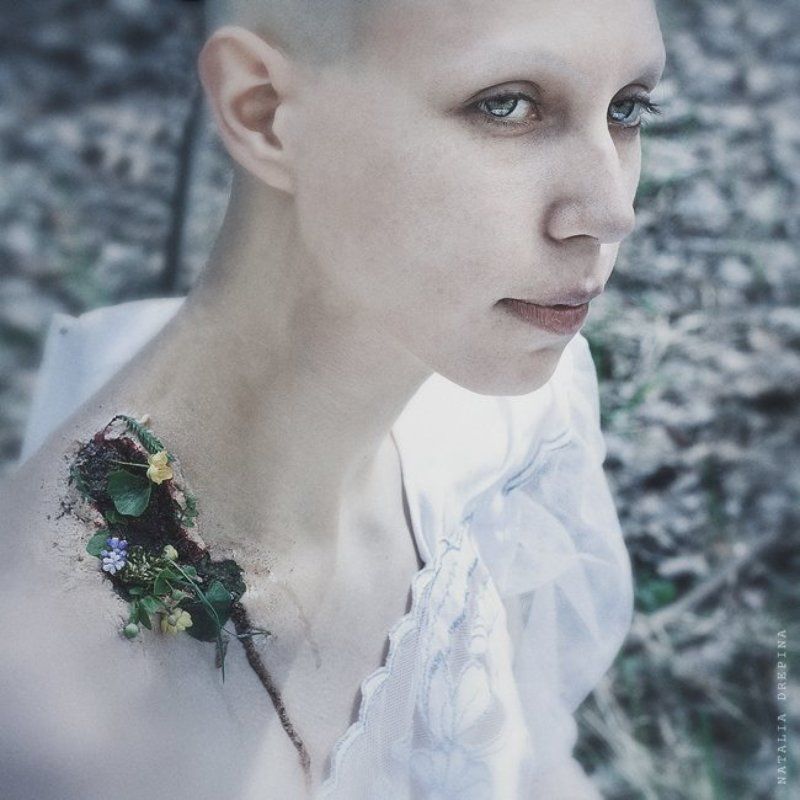 весна, рана, проталина, земля, холод, инопланетянка The germ of springphoto preview