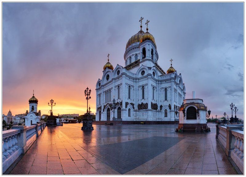 храм христа спасителя, москва, патриарший мост история одного послегрозового закатаphoto preview