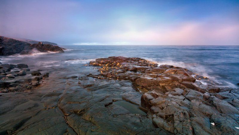 tasmania, derwent Утренний туман над рекой Дервент фото превью