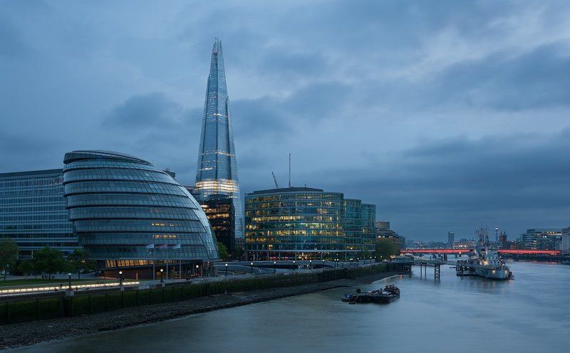 uk, london, river thames, shard, city hall, hms belfast, london bridge, англия, лондон London riversidephoto preview