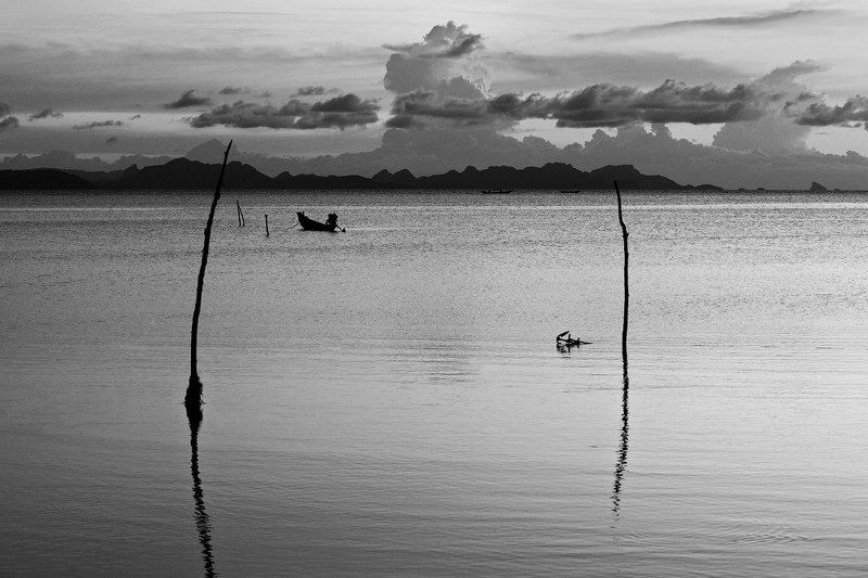 море, тайланд, волны, пейзаж, чб Там, где нас нет...photo preview