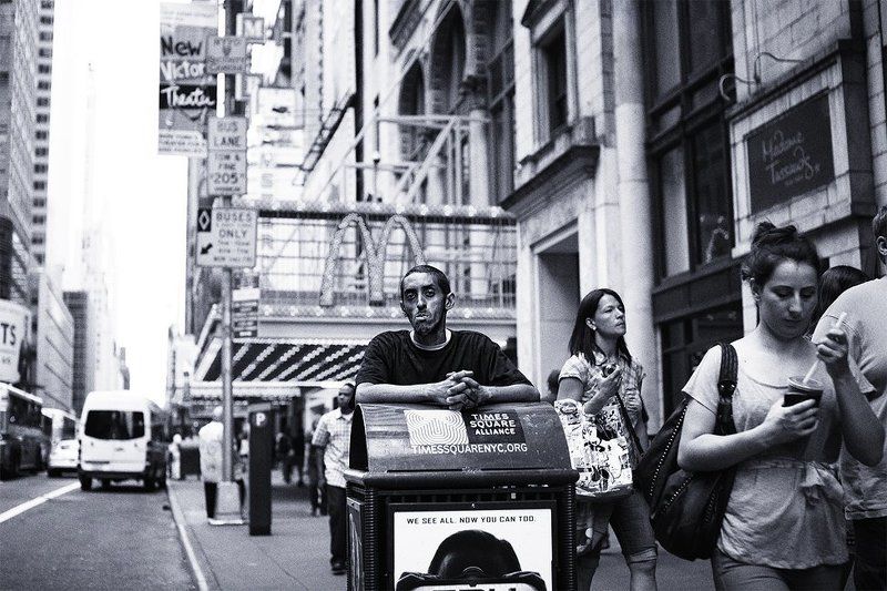 нью-йорк, манхеттен, улица Нью-йоркский портрет.photo preview