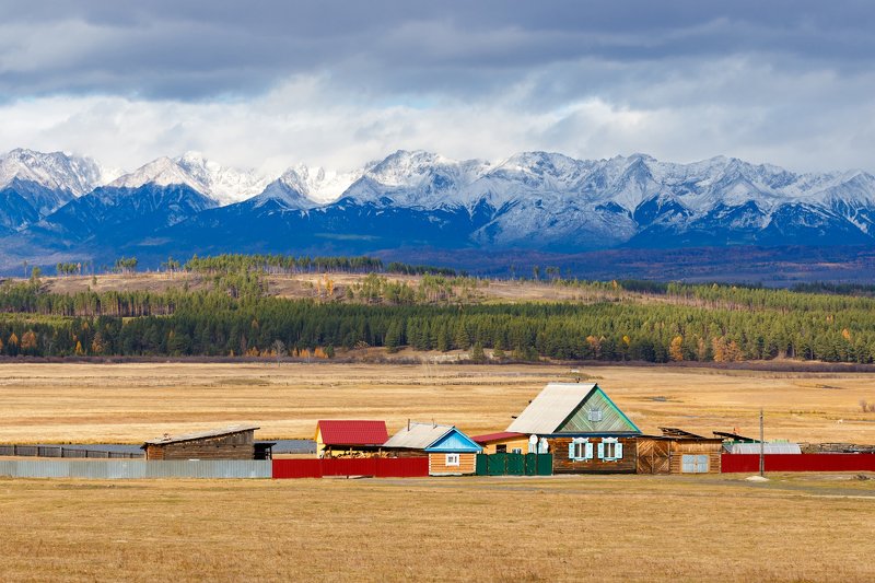 восточный саян, аршан, саяны Домик с видом ...photo preview