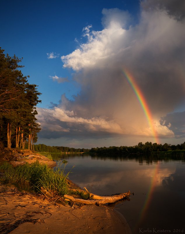 Радуга на закатеphoto preview