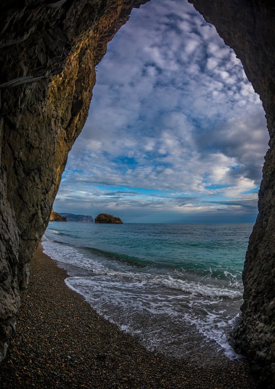 море, солнце, восход, пейзаж, панорама,  фото превью