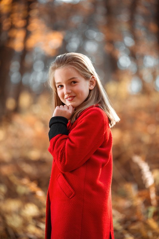 девочка, осень ***photo preview