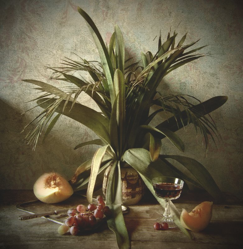 Still life with Melon and Grapesphoto preview