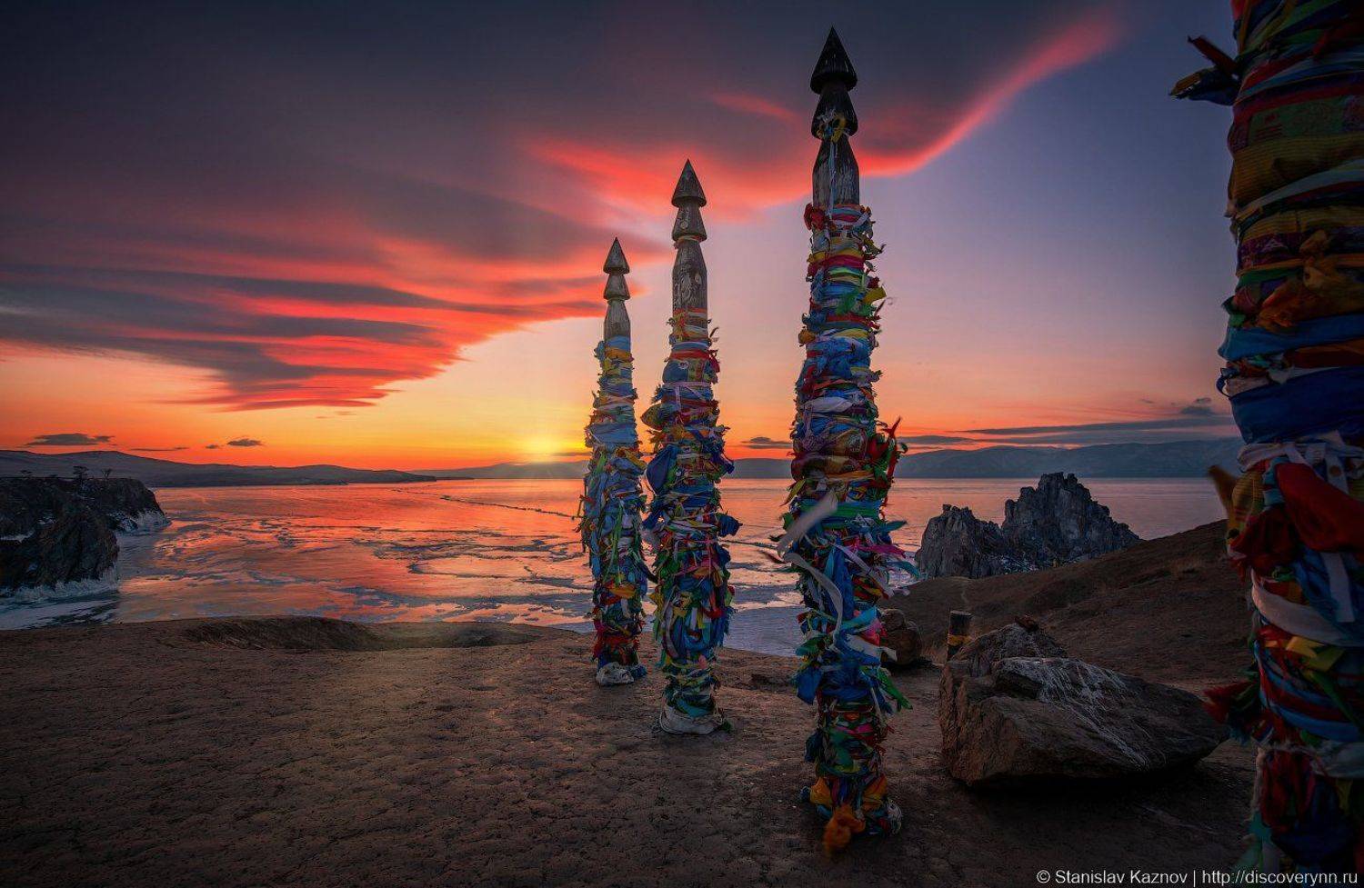 Закат на Шаманке. Автор: Станислав Казнов байкал, пейзаж, Станислав Казнов