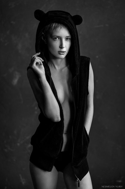 girl, portrait, art, девушка, портрет, черно-белое, blackandwhite photo preview