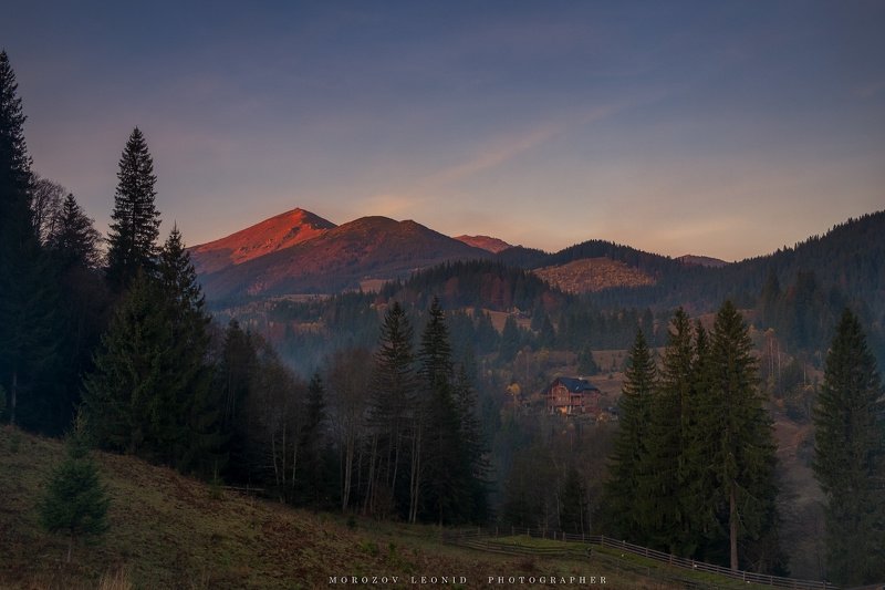 #nature, #туман, #лес, #oсень, #украина, #карпаты, #пейзаж, #закат, #туман, #солнце, #свет, #mountain range, #mountains, #туризм, #лес, #nature, #природа, photo preview