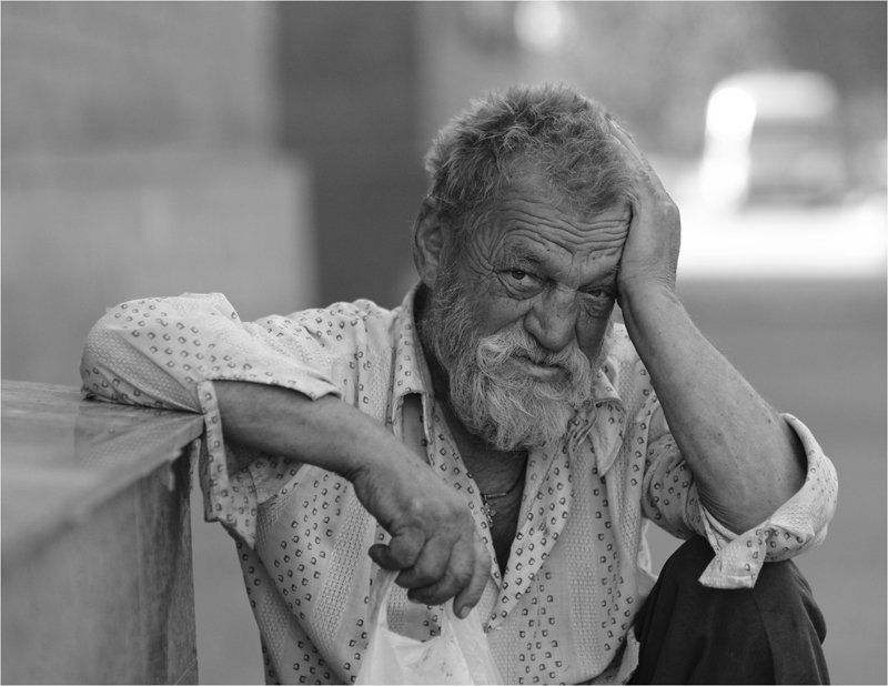 мужчина, лица, люди, портрет, жанровый портрет Потерявшийся странникphoto preview