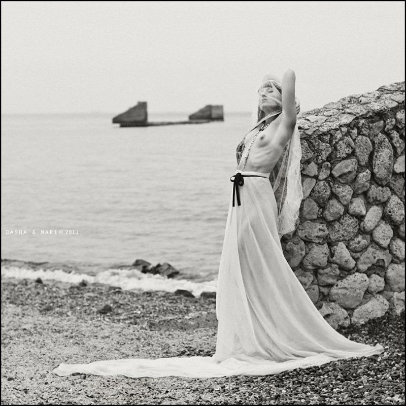 art photo, art nu, nude, erotic, woman, sensuality, bw, portrait, glamour, портрет, ню Sea songphoto preview