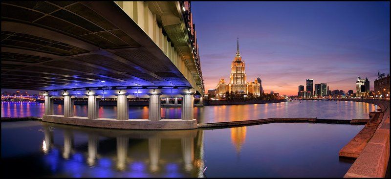 москва, рэдиссон, украина, новоарбатский, мост, radisson Выглядывая из-под Новоарбатского. Времена года.photo preview