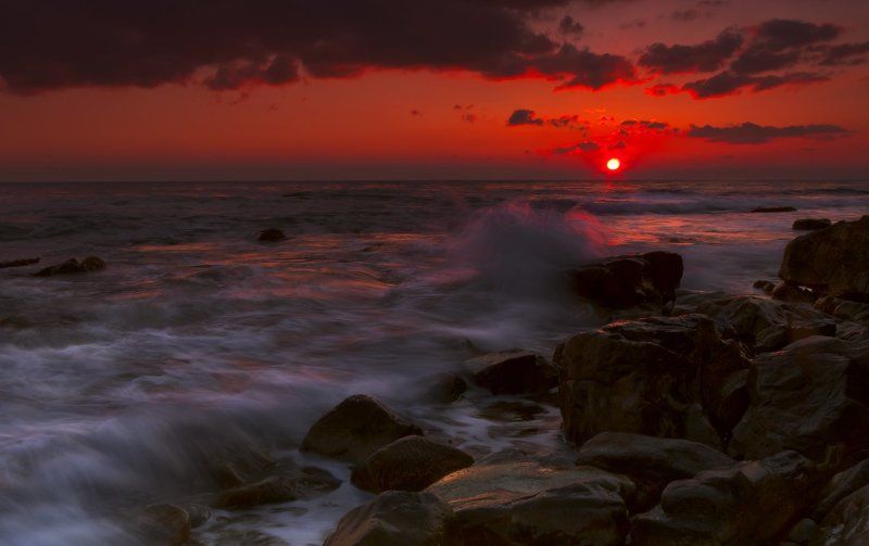 море, закат Куда катится мир?))photo preview