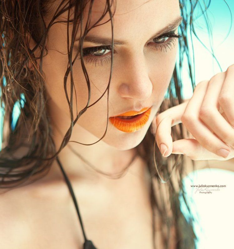 beauty, face, model, summer, swimming pool In The Summer Sunphoto preview