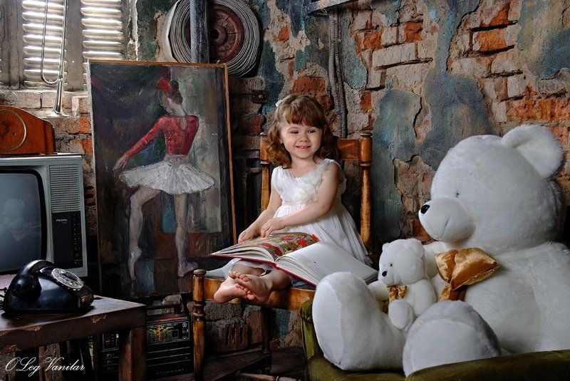 дети, портрет сказка для любимого Мишкиphoto preview