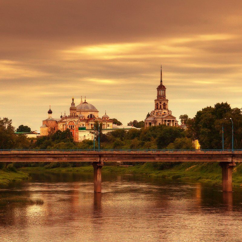 старина, торжок, пейзаж, река провинциальная зарисовка IIphoto preview