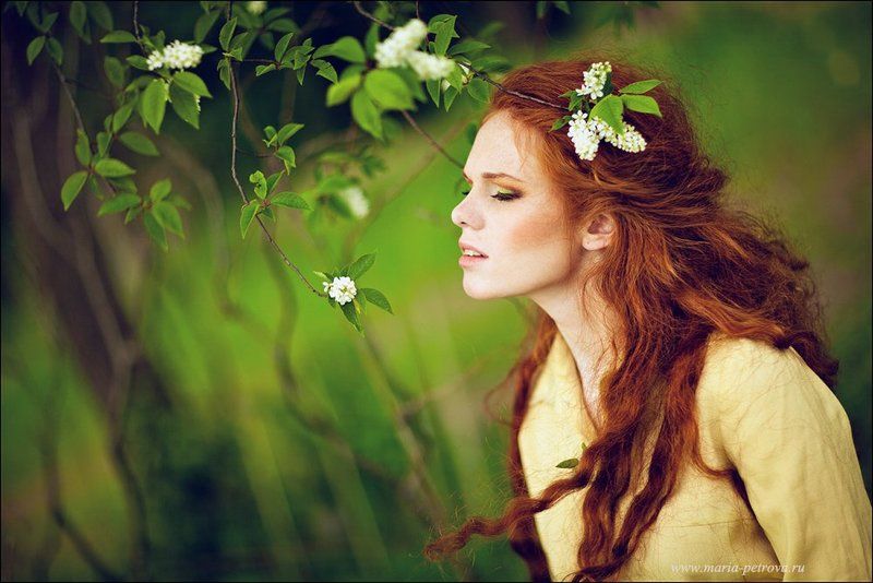 портрет, рыжая Алиныphoto preview