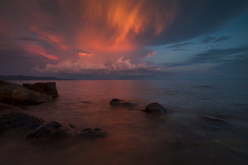 море, закат Ещё один вечер..photo preview