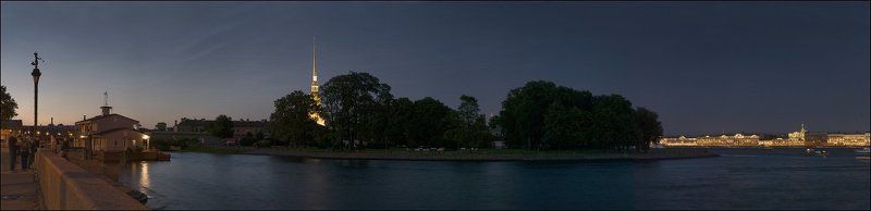 Панорамы Белой ночи в полнолуниеphoto preview