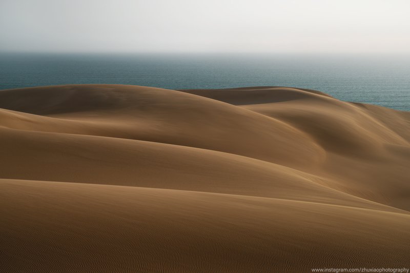 Пустыня и океан Намибии.photo preview