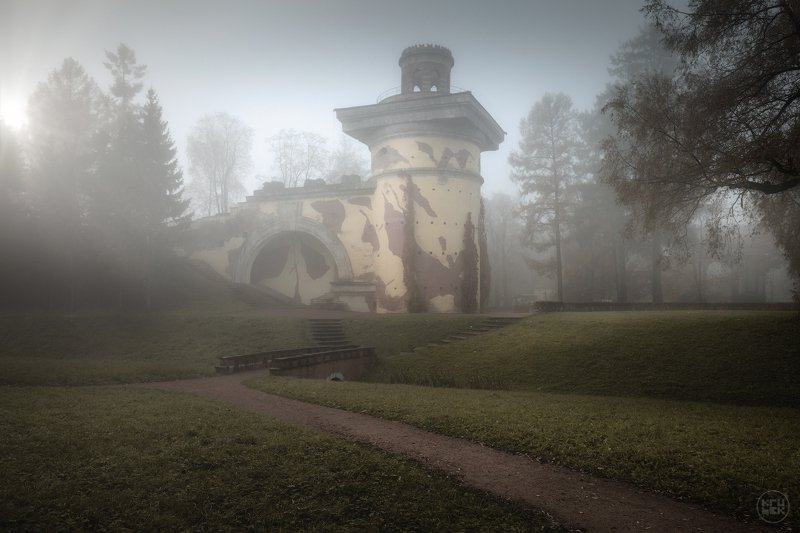 пушкин, туман, октябрь, осень Настроение октябряphoto preview