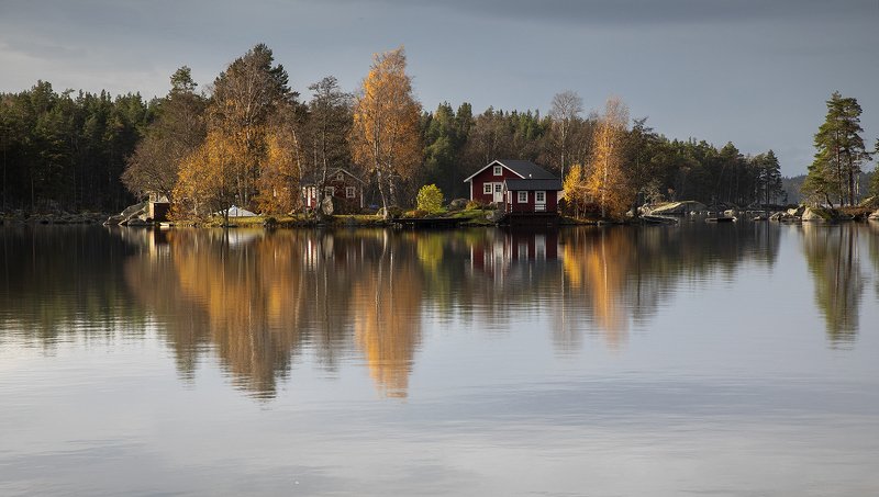 швеция Осенний островокphoto preview