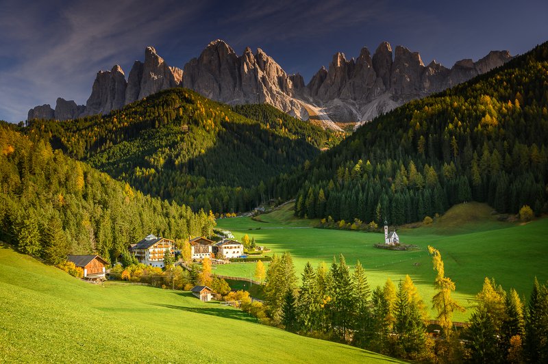 Landscape, santa maddalena, Dolomites, Unesco,  Santa Maddalenaphoto preview