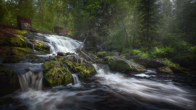 карелия, водопад, пейзаж Прокинкоскиphoto preview