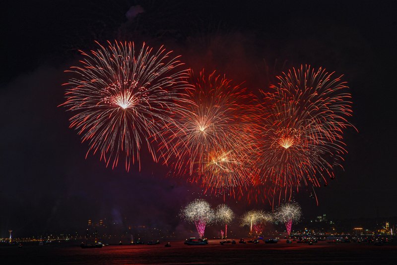 fire works,night,bosphorus,istanbul, fireworksphoto preview