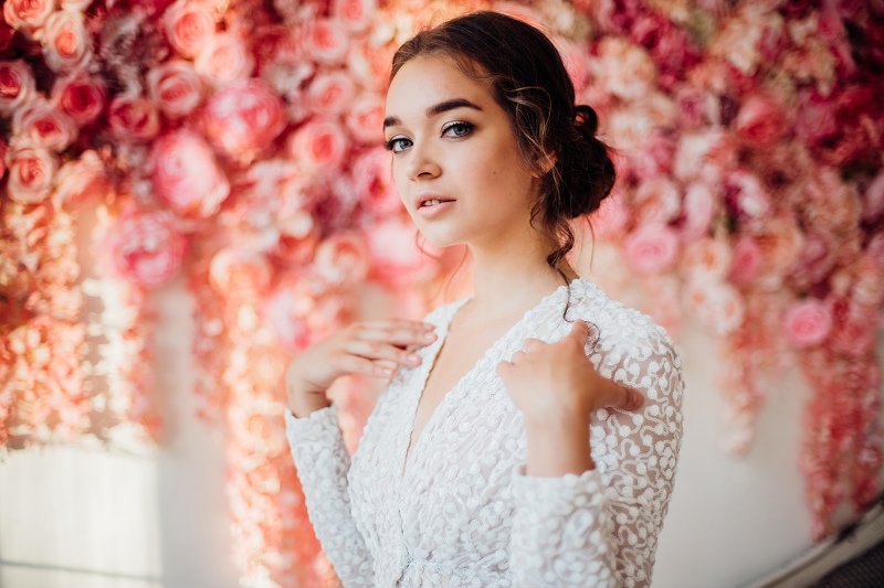 красота, девушка, природа, улица, женщина, портрет, Москва, цветная фотография, художественная фотография, ню, белье, тело, модель В цветахphoto preview