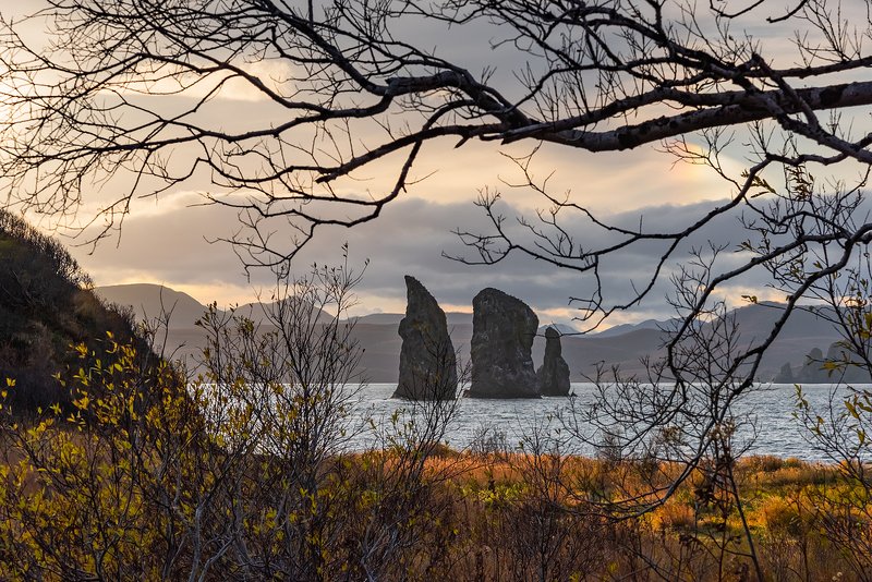 камчатка, три брата, трибрата Символ Камчаткиphoto preview