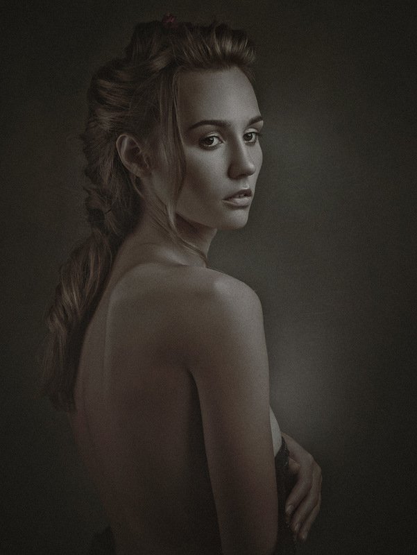 female, portrait, mood, sensuality, sexy, sensual, woman, adult, face, people, one, person, look, retro, picture, tenderness, mood, desire Female Portraitphoto preview