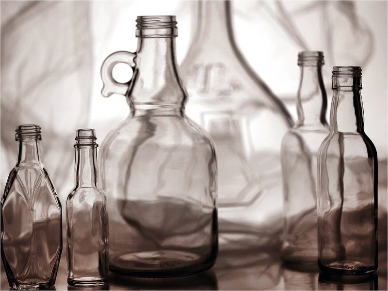стекло, бутылка, бутылки, натюрморт, photo preview