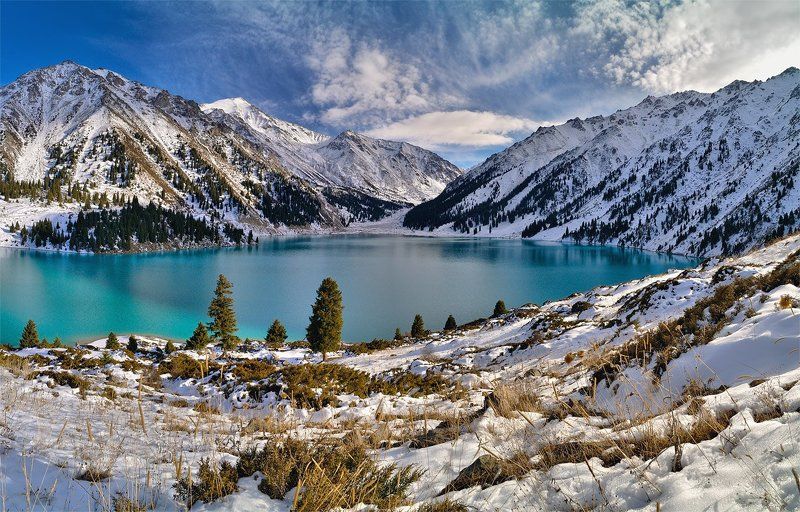 nikon, d90, kazakhstan, lake, landscape, nature, tien-shan, mountain, казахстан, природа, пейзаж, алатау, горы, озеро Очарование Алатауphoto preview