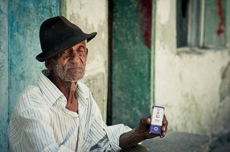 The old man and his radiophoto preview