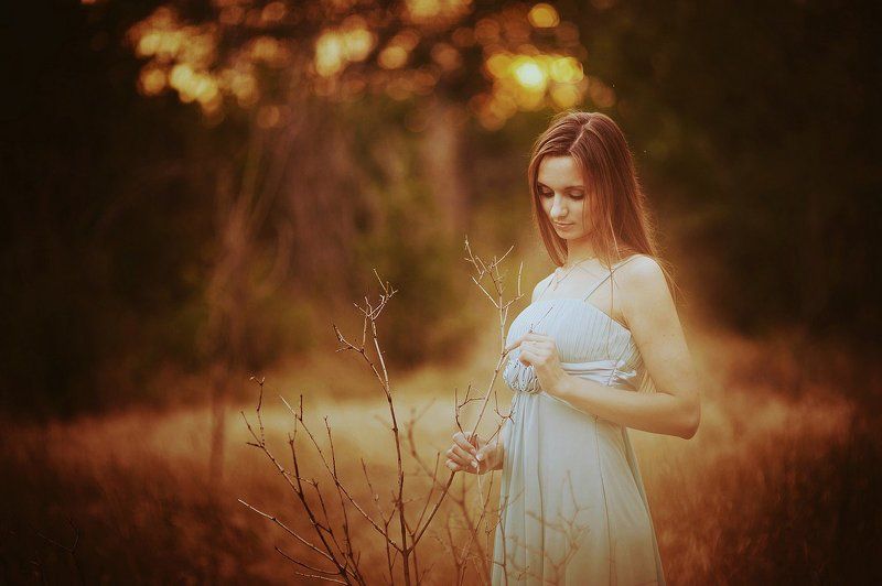 девушка, портрет, ветер, лето, свет, эмоции Летняя..photo preview