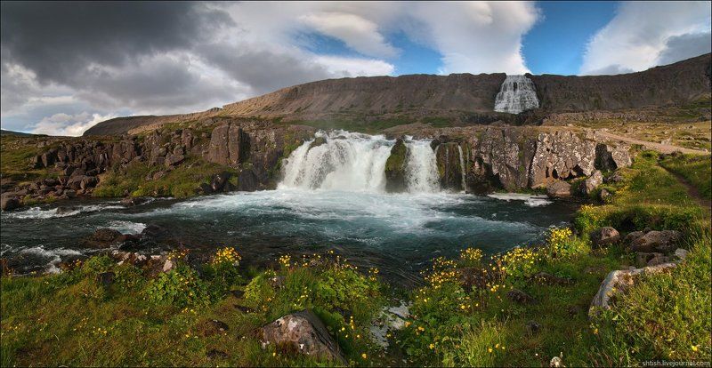 исландия Dynjandiphoto preview