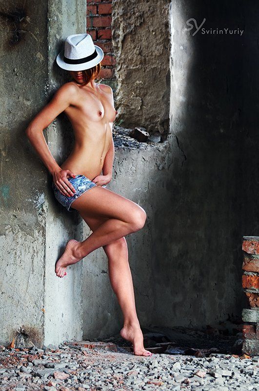 фотосессия, портрет, девушка, заброшенное, здание ***photo preview