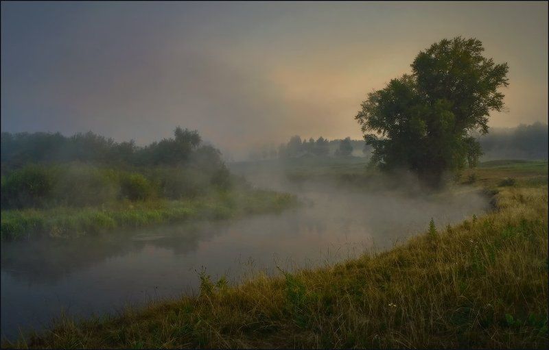 река, река миасс,  южный урал, seti, сергей тишкевич На речке встречая рассвет_3 фото превью