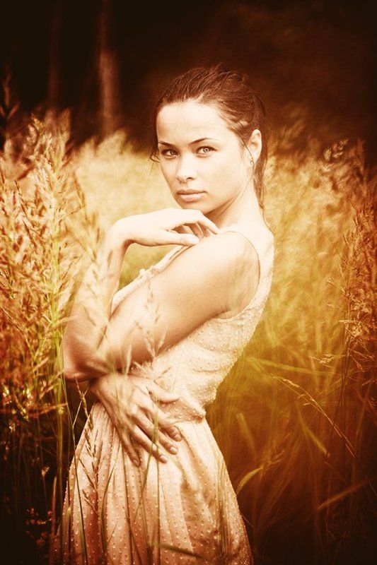 портрет,девушка,поле,лето ***photo preview