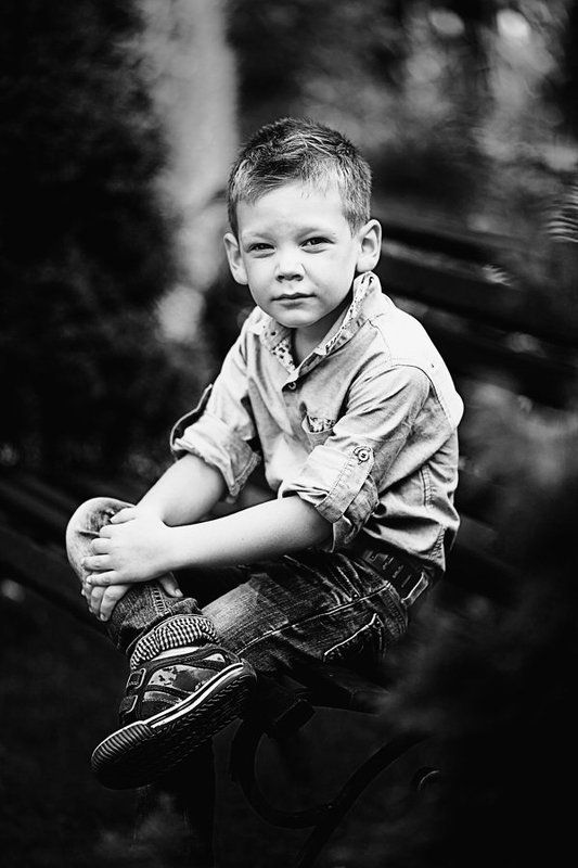 портрет,ребенок,ч/б ***photo preview