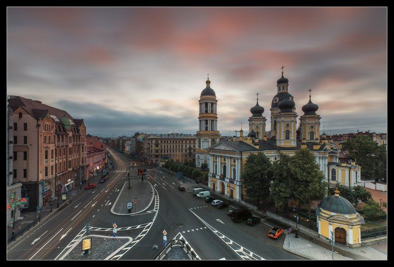 санкт, петербург, петроград, ленинград, владимирский Утро Владимирского и Владимирской...photo preview