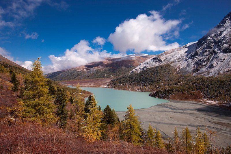 алтай, горный алтай, горы, пейзаж, осень, аккемское озеро Аккемское озероphoto preview