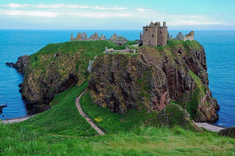 шотландия, замок, даннотар, северное море История одного замкаphoto preview