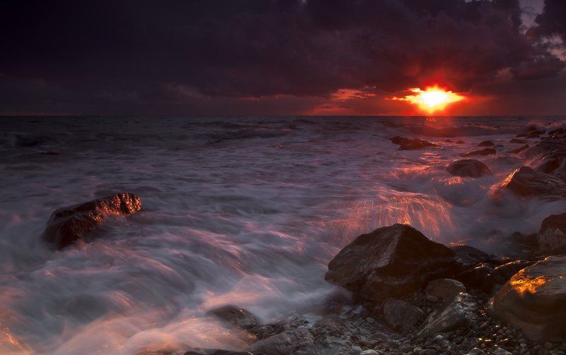 море, закат ***photo preview