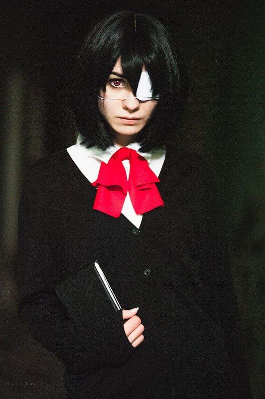 mei, misaki, another, cosplay, anime, косплей, аниме, красные, глаза, готика Mei Misaki@Anotherphoto preview